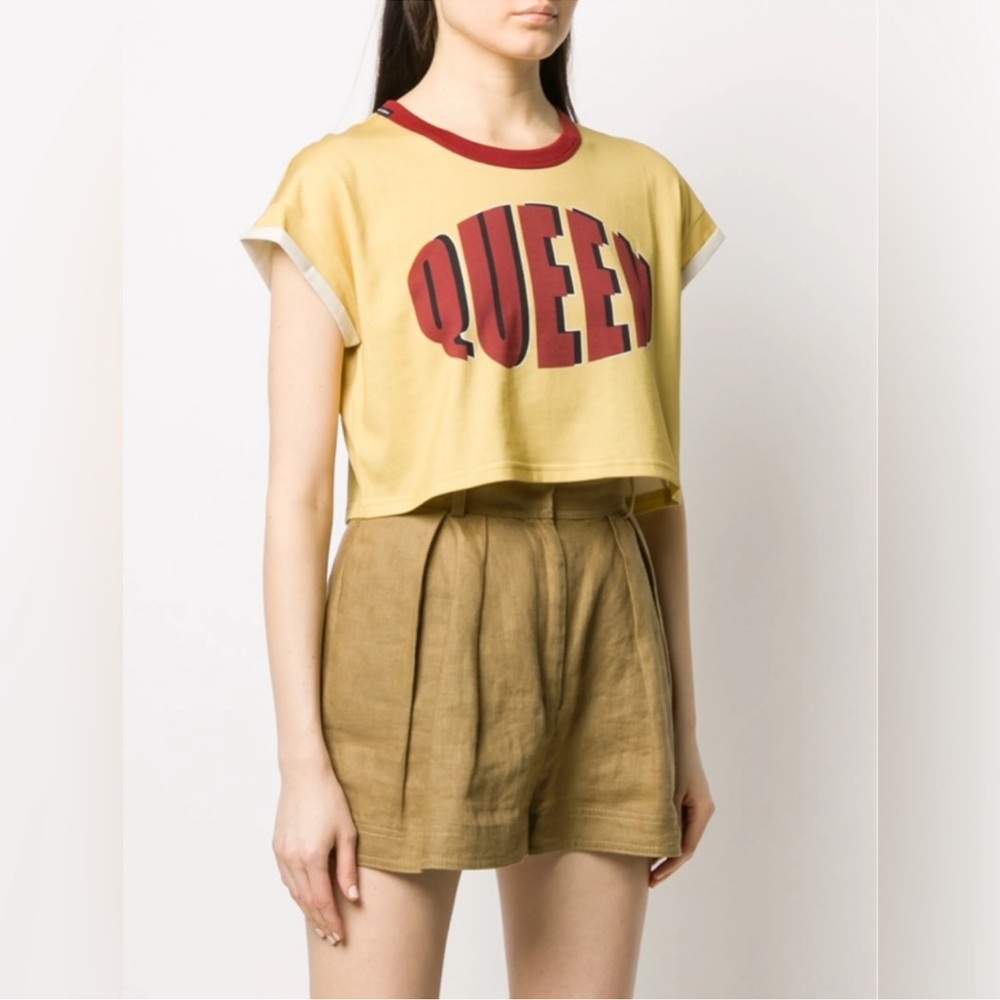 Dolce & Gabbana Yellow and Red Queen Tee - Picture 5 of 11